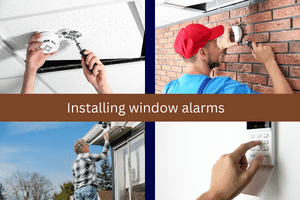 Installing window alarms