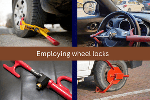 Employing wheel locks