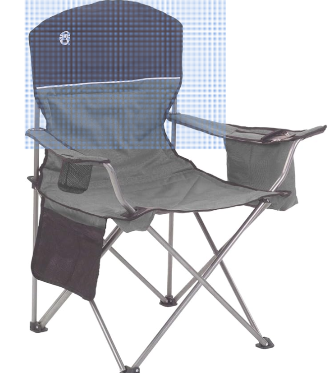 Coleman Quad Chair with Cooler: Convenience at Its Finest