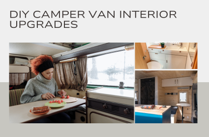 DIY camper van interior upgrades